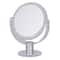 Home Details Dual Sided 10X Magnification Rubberized Vanity Mirror
